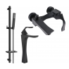Mexen Estrella DQ02 set de baie, negru - 72313DQ02-70
