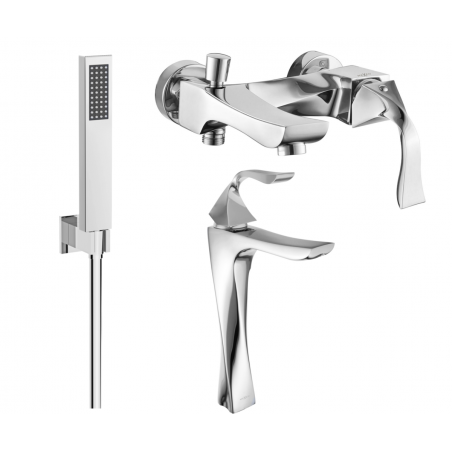 Mexen Estrella R02 fürdőkád szett, króm - 72313R02-00