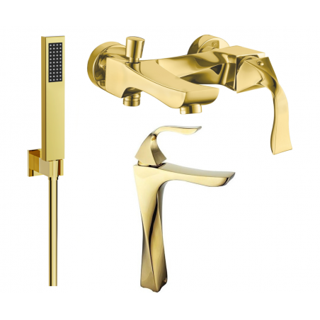Mexen Estrella R02 set cadă, auriu - 72313R02-50