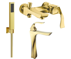 Mexen Estrella R02 set cadă, auriu - 72313R02-50