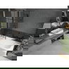 Mexen Vega cadă dreptunghiulară de 160 x 70 cm cu panouri si paravan cu 1 aripă 100 cm, Model negru - 550116070X9410117077