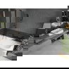 Mexen Vega cadă dreptunghiulară 170 x 70 cm cu mască și paravan cu 1 canat 80 cm, transparent, negru - 550117070X9408117000