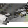 Mexen Vega cadă dreptunghiulară 170 x 70 cm cu carcasă și paravan cu 1 canat 100 cm, transparent, auriu - 550117070X9410115000