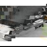 Mexen Vega cadă dreptunghiulară 170 x 70 cm cu placare și paravan cu 1 canat 120 cm, transparent, negru - 550117070X9412117000