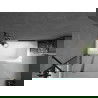Mexen Vega cadă dreptunghiulară 170 x 70 cm cu placare și paravan cu 1 canat 120 cm, transparent, negru - 550117070X9412117000