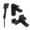 Mexen Mino Set pentru cadă R45, negru - 72403R45-70