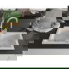 Mexen Mario 2-medencés gránit mosogató konyhai csapteleppel Elia, Fehér - 6504-20-670101-00