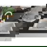 Mexen Mario 2-medencés gránit mosogató konyhai csapteleppel Elia, Fehér - 6504-20-670101-20