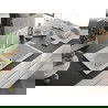 Mexen Mario chiuvetă de granit cu 2 compartimente cu baterie de bucătărie Elia, alb - 6504-20-670101-20
