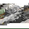 Mexen Mario Chiuvetă de granit cu 2 compartimente și baterie de bucătărie Elia, gri - 6504-71-670101-00