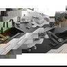 Mexen Mario Chiuvetă de granit cu 2 compartimente și baterie de bucătărie Elia, Neagră - 6504-77-670101-70