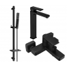 Mexen Mino DQ72 set de baie, negru - 72413DQ72-70