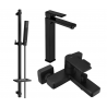 Mexen Mino DQ77 set de baie, negru - 72413DQ77-70
