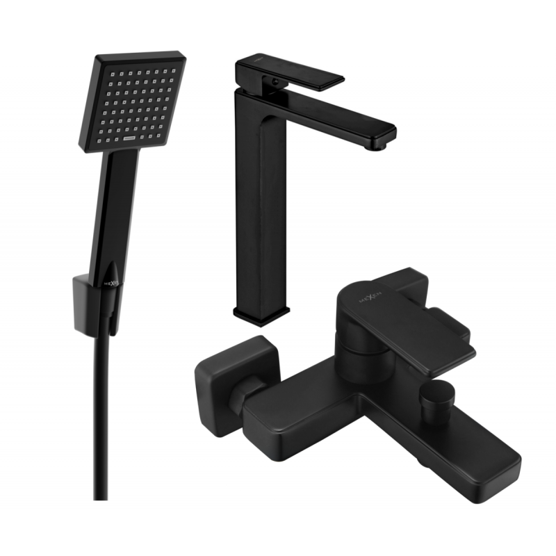 Set de baie Mexen Mino R45, negru - 72413R45-70