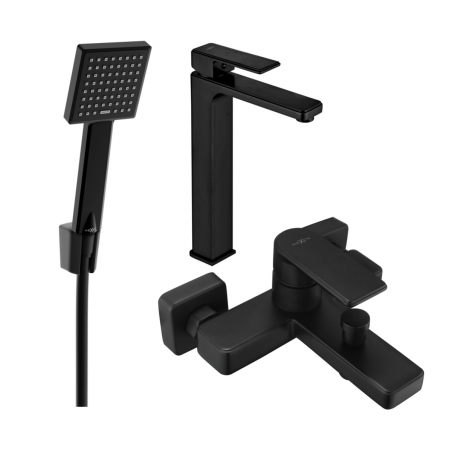 Mexen Mino Set cadă R45, negru - 72413R45-70