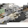 Mexen Enzo chiuvetă de granit cu un compartiment, cu picurător și baterie de bucătărie Elia, Bej - 6506-69-670101-00