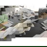 Mexen Enzo chiuvetă de granit cu un compartiment, cu picurător și baterie de bucătărie Elia, Bej - 6506-69-670101-69