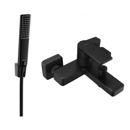 Mexen Mino R72 baterie pentru cadă cu set de duș, negru - 7243R72-70