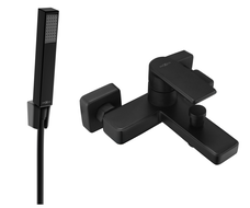 Mexen Mino R77 baterie de cadă cu set de duș, negru - 7243R77-70