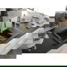 Chiuvetă de granit Mexen Gaspar 1,5 camere cu scurgător și robinet de bucătărie Elia, negru/auriu metalic - 6507-75-670101-50-B