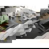 Mexen Gaspar chiuvetă din granit 1,5 camere cu scurgător și baterie de bucătărie Elia, negru - 6507-77-670101-50-B