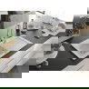 Mexen Pablo chiuvetă de granit cu un compartiment, cu picurător și baterie de bucătărie Elia, Albă - 6510-20-670101-00