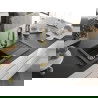 Mexen Pablo chiuvetă granit 1-cameră cu scurgător și baterie bucătărie Elia, negru/argintiu metalic - 6510-73-670101-50