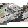 Mexen Elias chiuvetă de granit cu un compartiment, cu picurător și baterie de bucătărie Elia, Albă - 6511-20-670101-20