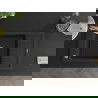 Chiuvetă din granit Mexen Elias 1-cu vas cu scurgător și baterie de bucătărie Elia, negru/metal argintiu - 6511-73-670101-00