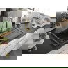 Mexen Bruno chiuvetă granit 1-cameră cu uscător și baterie de bucătărie Elia, negru/auriu metalic - 6513-75-670101-50-B