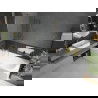 Mexen Vega cadă dreptunghiulară de 180 x 80 cm cu panouri si paravan cu 1 aripă 80 cm, transparent, auriu - 550118080X9508000050