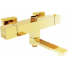 Mexen Cube baterie termostatica pentru baie si duș, Aurie - 77910-50