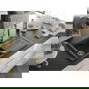 Mexen Bruno chiuvetă de granit cu o singură cuvă și scurgător și baterie de bucătărie Elia, negru pătat - 6513-76-670101-50