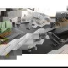 Mexen Cesar chiuvetă de granit cu un compartiment, cu picurător și baterie de bucătărie Elia, Neagră - 6514-77-670101-00