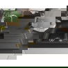 Mexen Andres chiuvetă de granit cu 1,5 camere cu scurgător și baterie de bucătărie Elia, negru pătat - 6515-76-670101-50
