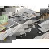 Mexen Tomas Chiuvetă de granit cu 2 compartimente și baterie de bucătărie Elia, Albă - 6516-20-670101-20