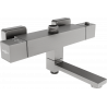 Mexen Cube baterie de cadă-duș termostatică, gri închis periat - 77910-66