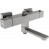 Mexen Cube termosztatikus kád-zuhany csaptelep, gun gray kefélt - 77910-66