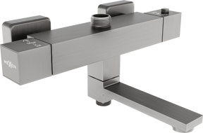 Mexen Cube baterie termostatică pentru cadă și duș, grafit - 77910-66