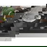 Mexen Tomas chiuvetă de granit cu 2 compartimente cu baterie de bucătărie Elia, negru pătat - 6516-76-670101-00