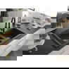 Mexen Tomas Chiuvetă de granit cu 2 compartimente și baterie de bucătărie Elia, Neagră picățele - 6516-76-670101-70