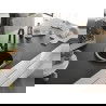 Mexen Kevin chiuvetă de granit 1-cameră cu scurgător și baterie de bucătărie Elia, negru/metalic argintiu - 6517-73-670101-70-B