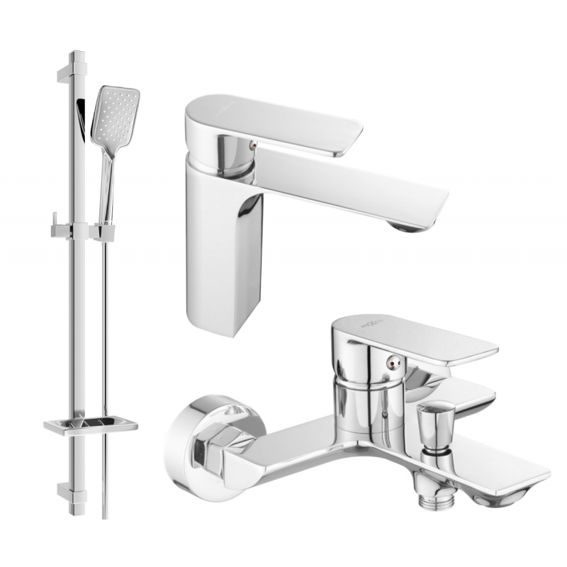 Mexen Alexa Set de baie DQ62, crom - 71203DQ62-00