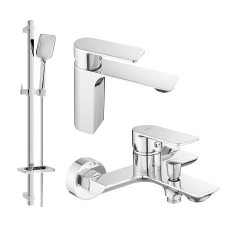 Mexen Alexa Set de baie DQ62, crom - 71203DQ62-00