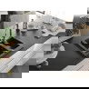 Mexen Carlos chiuvetă de granit cu 1,5 compartiment și baterie de bucătărie Elia, Neagră/Argintiu metalic - 6518-73-670101-00