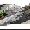 Mexen Carlos chiuvetă de granit 1,5 cameră cu baterie de bucătărie Elia, negru - 6518-77-670101-50