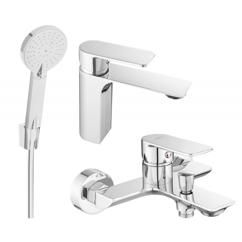 Mexen Alexa R40 set de baie, crom - 71203R40-00