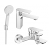 Mexen Alexa R40 set de cadă, crom - 71203R40-00