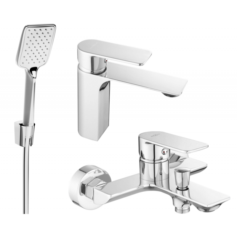 Mexen Alexa R62 set de baie, crom - 71203R62-00
