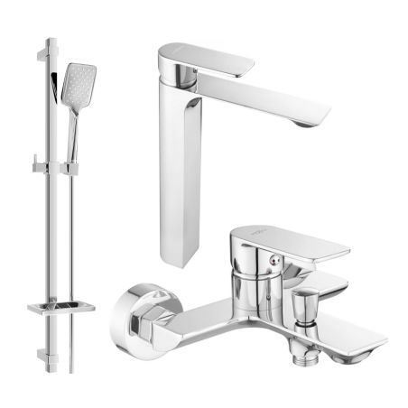 Mexen Alexa Set de baie DQ62, crom - 71213DQ62-00